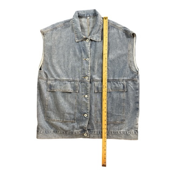 Light Blue Denim Jacket‎ Size XXL - Picture 4 of 8